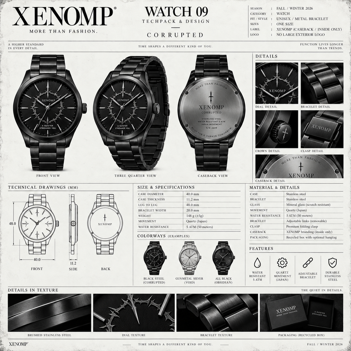 Dark Design watch